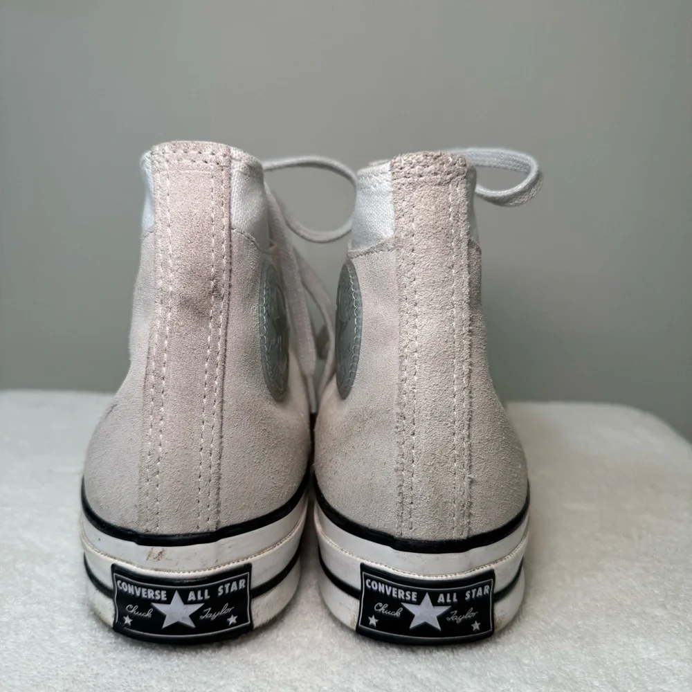 Converse Chuck 70 High White Mouse Shoes Casual Canvas‎ Suede Mens 6 A01780C